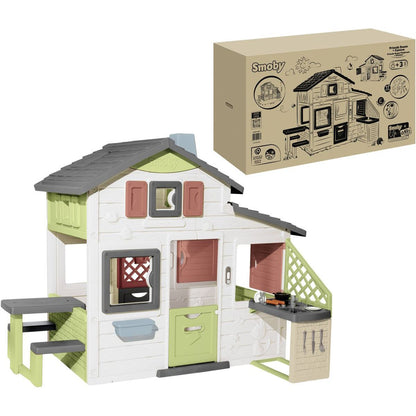 Smoby Domeček Life Friends House s kuchyní rozšiřitelný