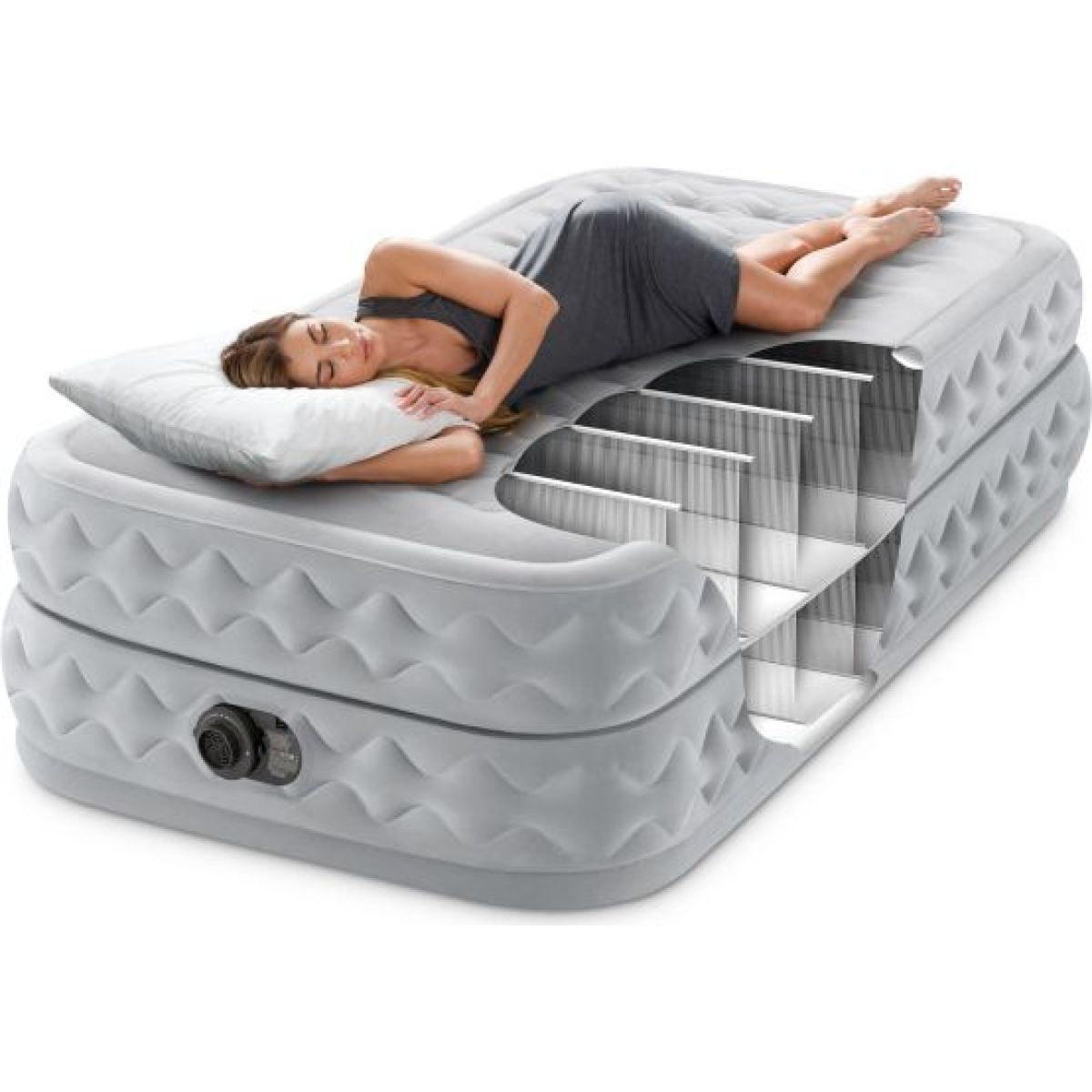 Intex 64488ND Nafukovací postel Dura-Beam Twin 99 x 191 x 51 cm - Poškozený obal
