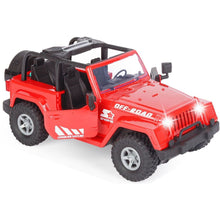 Alltoys Džíp 1:10 se světelným a zvukovým efektem červený