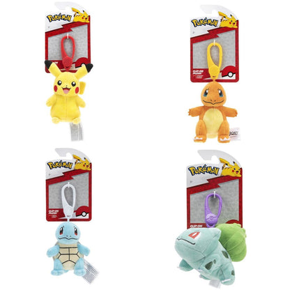 Jazwares Pokémon Clip plyšový 10 cm Squirtle
