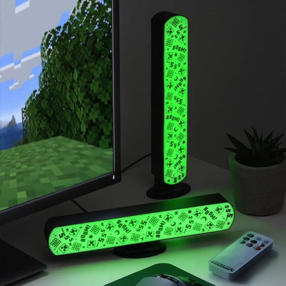 Minecraft světelná lišta