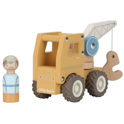 Little Dutch Autojeřáb dřevěný