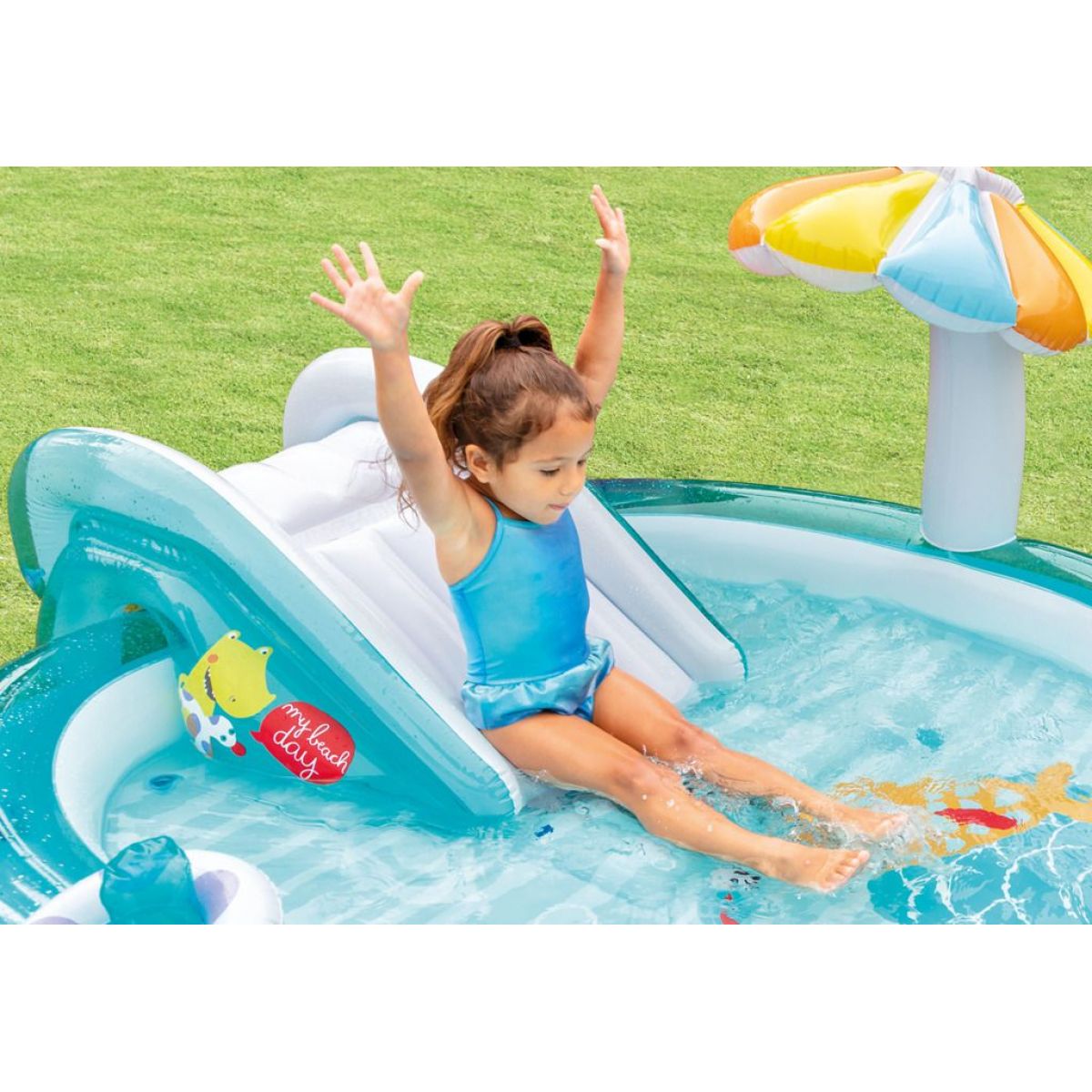 Intex 57165NP Centrum hrací krokodýl 201 x 170 x 84 cm - Poškozený obal