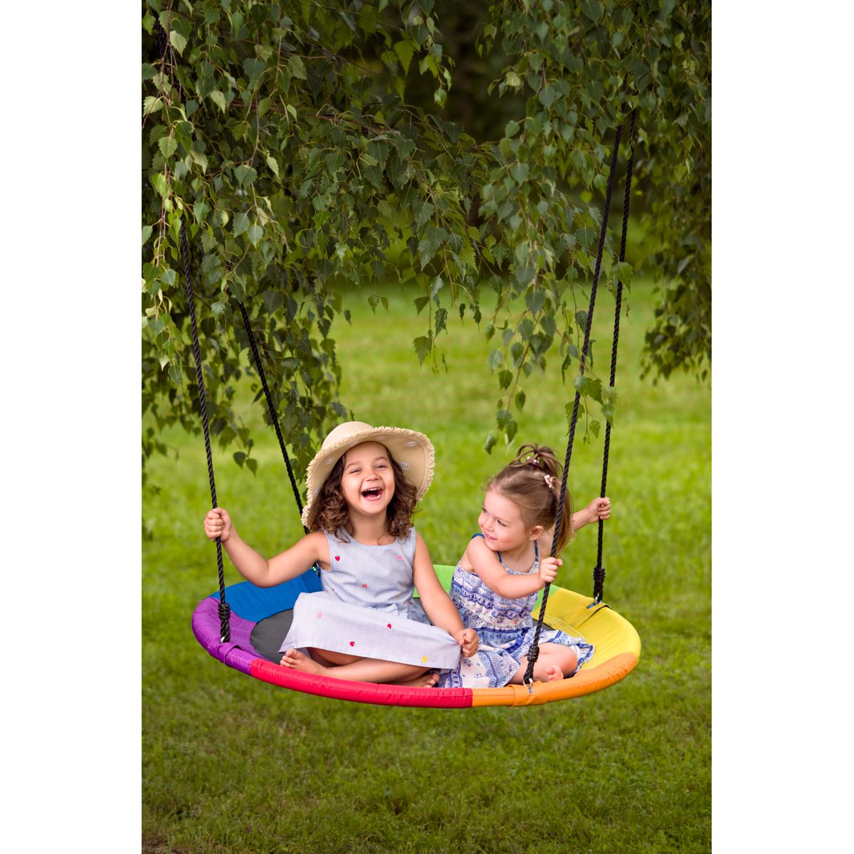Woody Houpací kruh barevný 100 cm