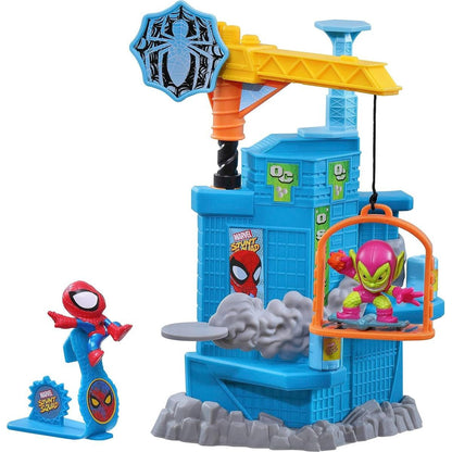 Hasbro Marvel Stunt Squad Smashin Heroes Spider-Man vs. Green Goblin