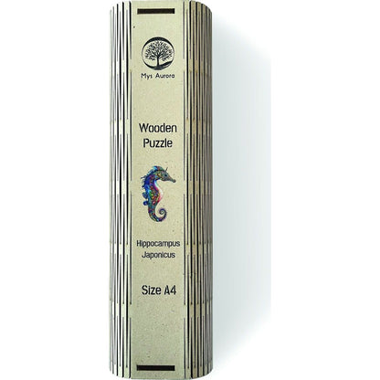 Epee Wooden puzzle Hippocampus Japonicus A4