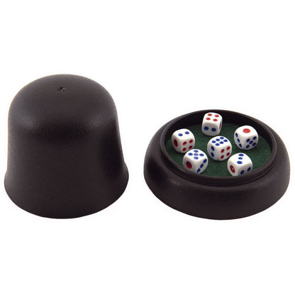 Bonaparte Házecí kostky 6 ks s kalíškem