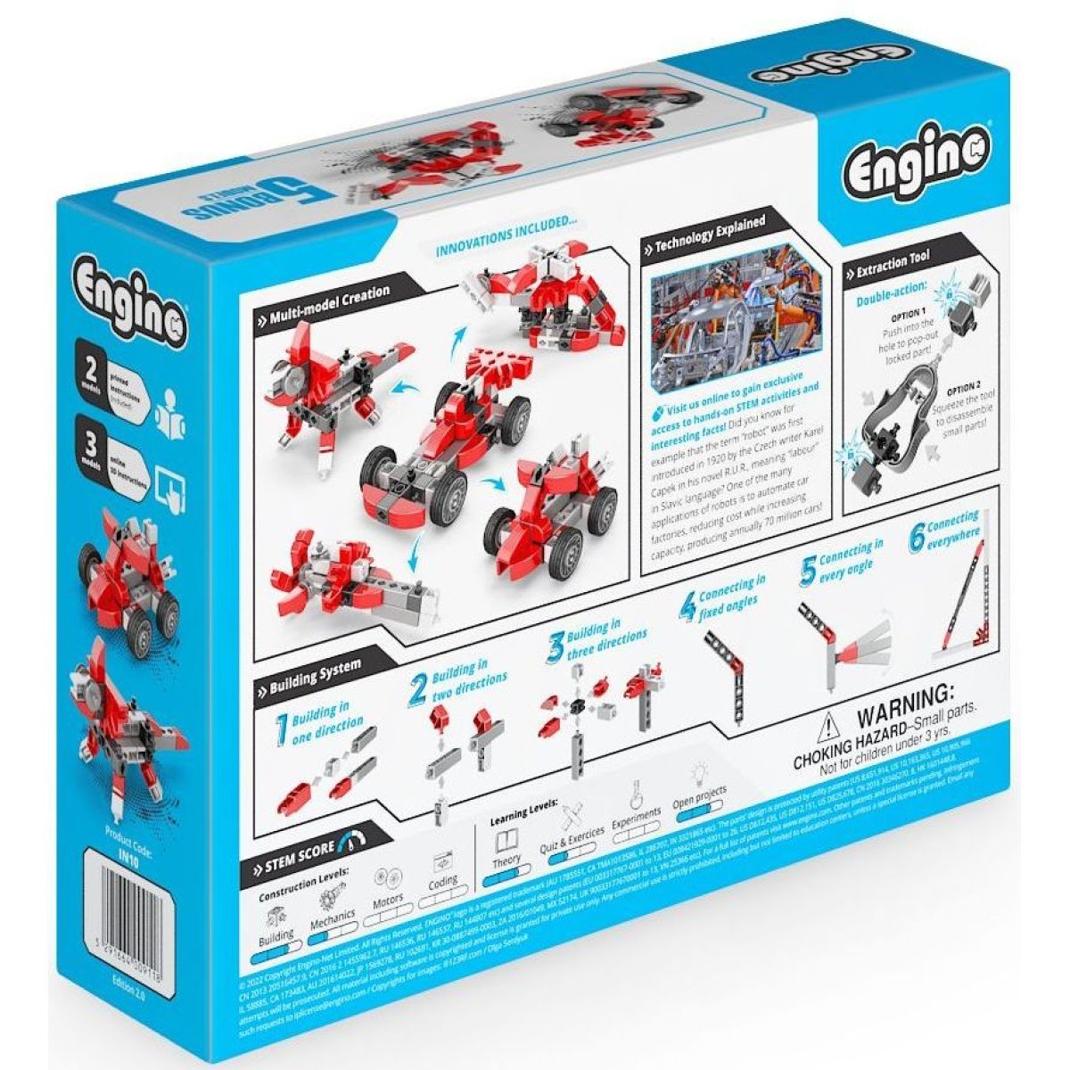 Engino Inventor Formule 5 modelů