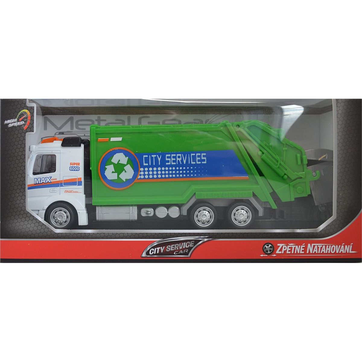 Sparkys CITY SERVICE CAR - 1:43 Popeláři