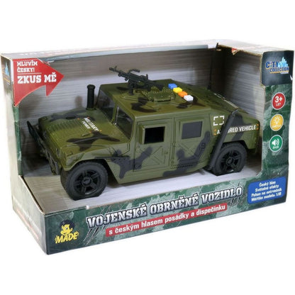 Vojenské auto s českým hlasem