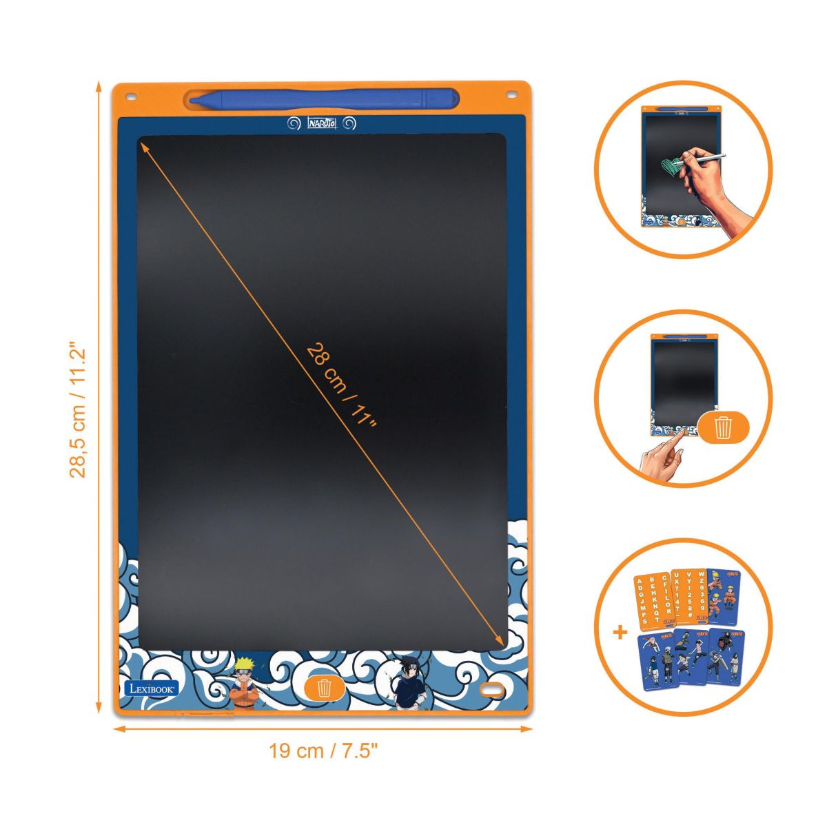 Lexibook Kreslicí tablet Naruto s E-inkem