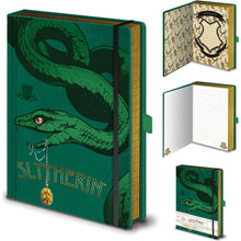 Blok A5 premium Harry Potter Zmijozel motiv
