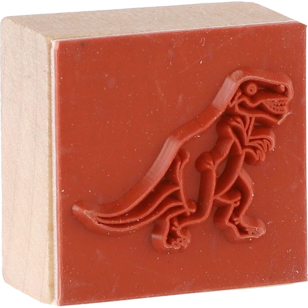 Razítka dřevěná  5+1 s poduškou motiv dinosauři