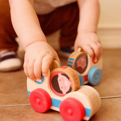 Melissa & Doug Go Tots Dřevěná závodní auta