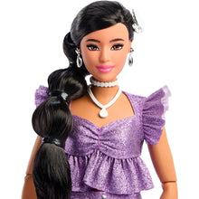 Barbie Deluxe modelka - fialové kraťasy