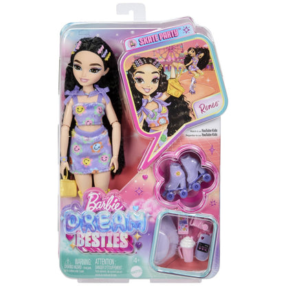 Barbie Dream Besties panenka na kolečkových bruslích - Renee