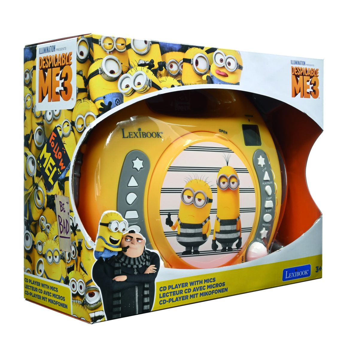 Lexibook CD přehrávač Mimoni se 2 mikrofony