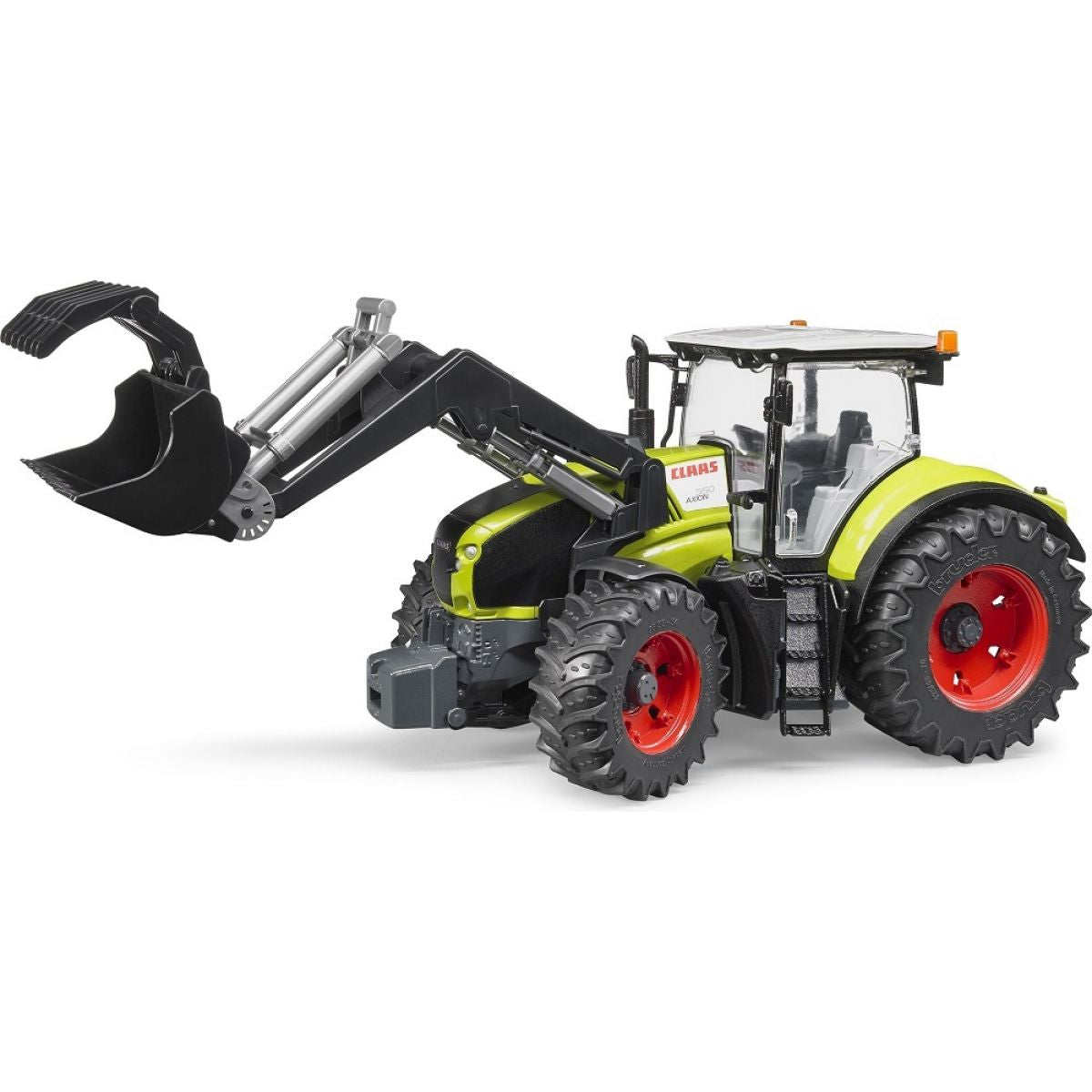 Bruder 03013 Traktor Claas Axion 950 s pření lžicí - Poškozený obal