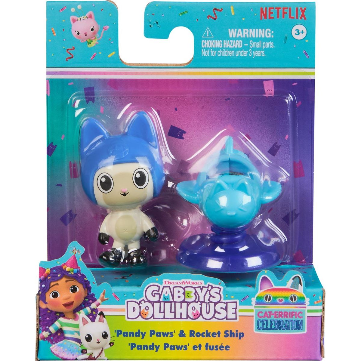 Gábinin kouzelný domek figurky s doplňkem Pandy Paws and Rocket Ship
