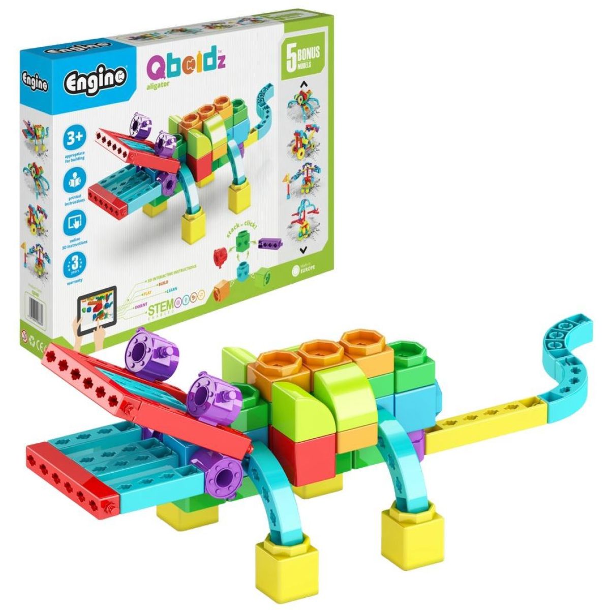 Engino Qboidz Aligátor 5 modelů