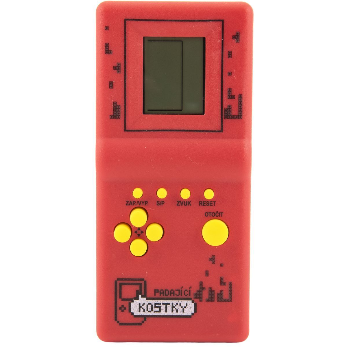 Digitální hra Padající kostky červená