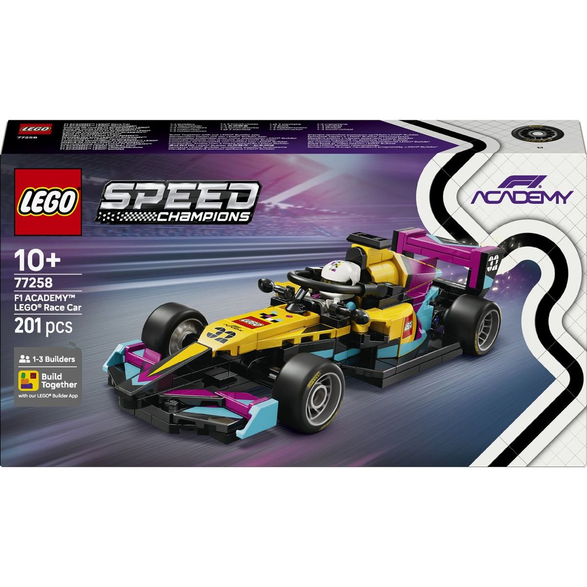 LEGO® Speed Champions 77258 Závodní auto F1 ACADEMY™