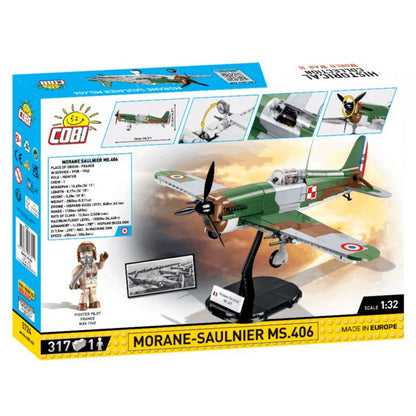 Cobi 5724 II. světová válka Morane-Saulnier MS.406 317 dílků