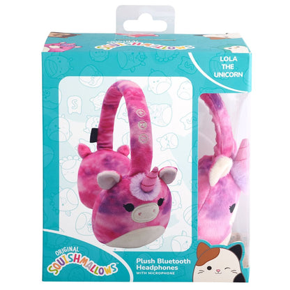 Lazerbuilt Squishmallows Plush Bluetooth Headphones - Lola