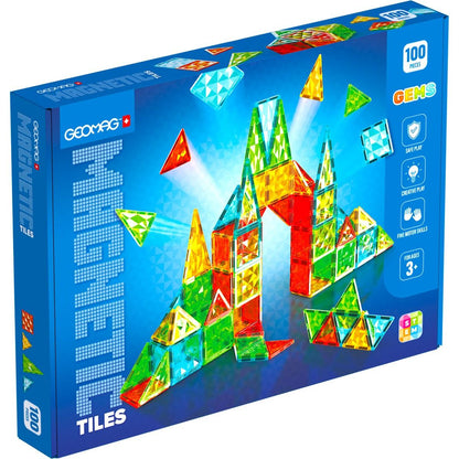 Geomag Magnetic Tiles 100 dílků