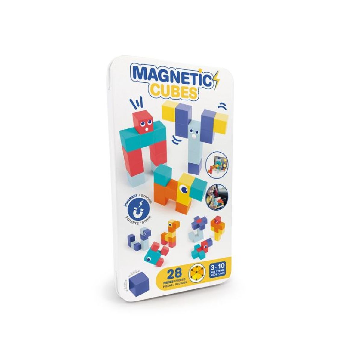 Ludi Magnetická stavebnice kostky 28 ks