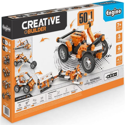 Engino Creative Builder 50 modelů s motorkem