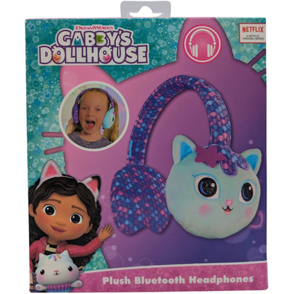 Lazerbuilt Gabbys Dollhouse Plush Bluetooth Headphones - Mercat