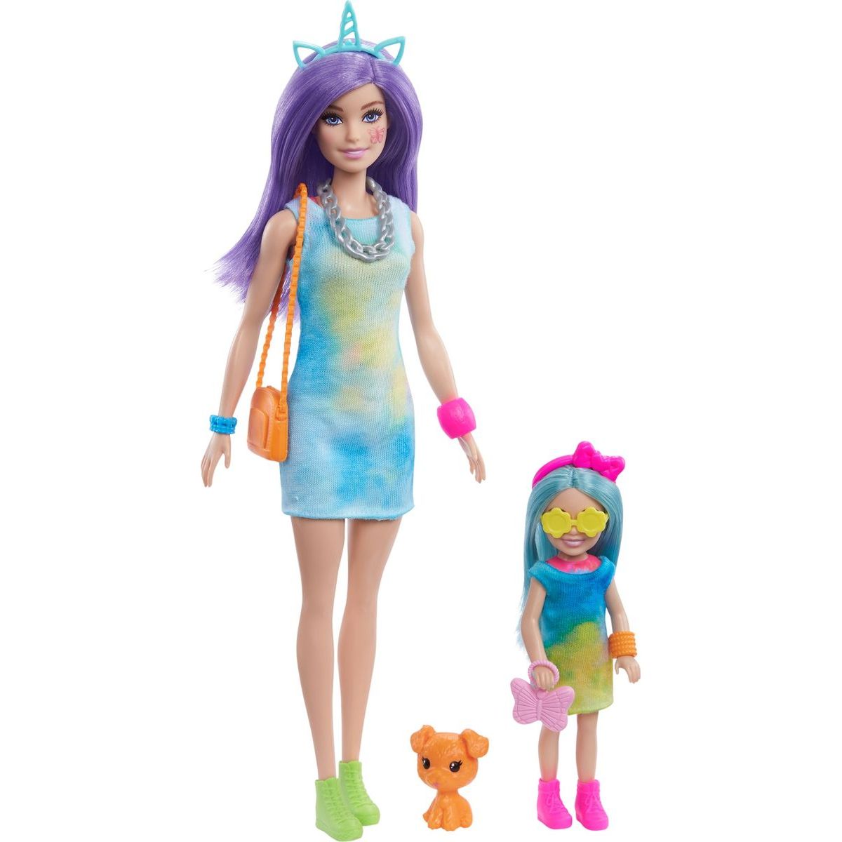 Mattel Barbie Color Reveal neonová batika Dárkový Set