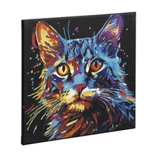 Craft Creative Malování podle čísel na černé plátno kočka