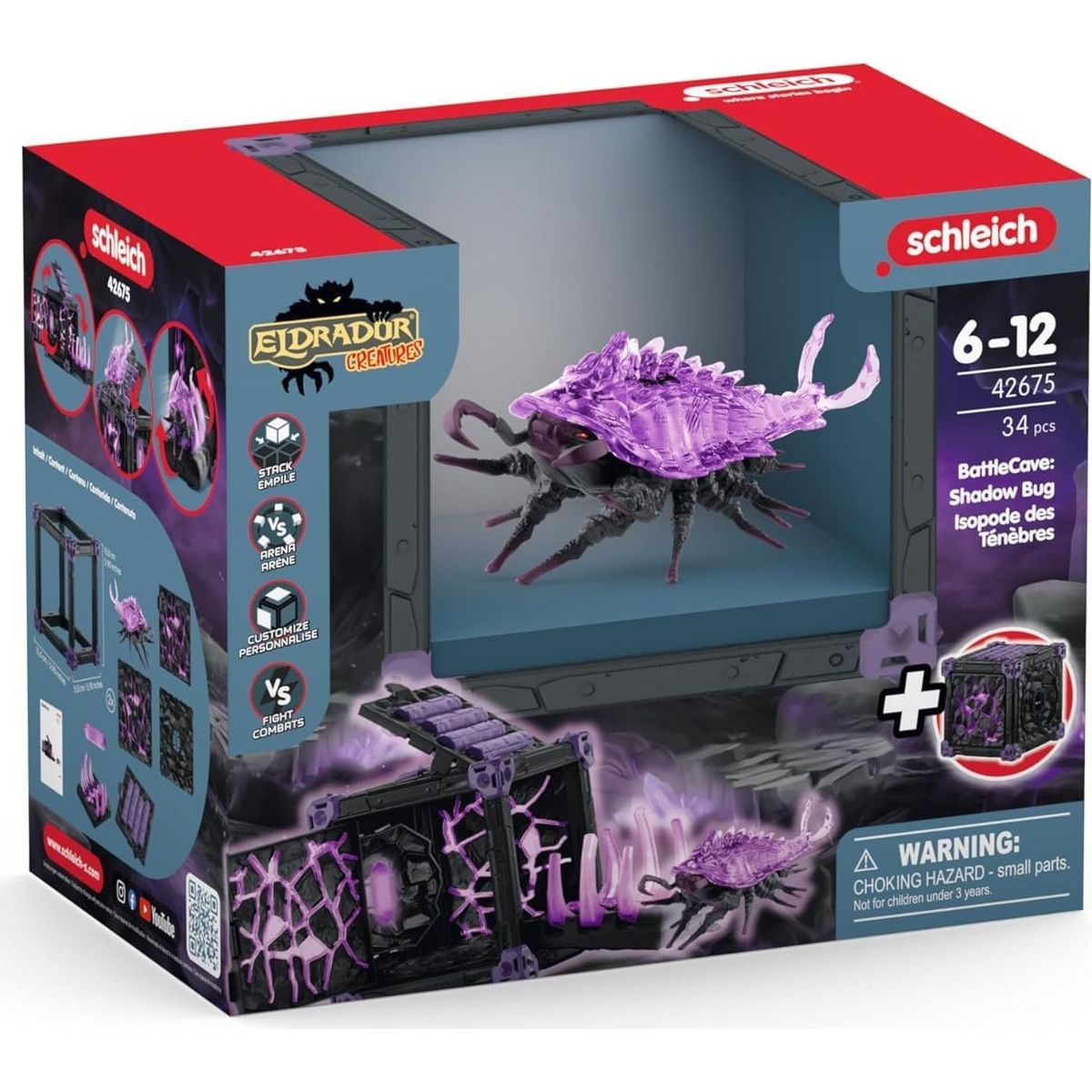 Schleich 42675 Stínový brouk v aréně BattleCave