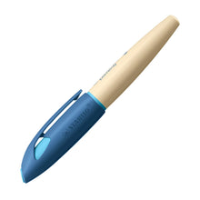 Ergonomické plnicí pero pro praváky - STABILO EASYbirdy Timber modrá vč. bombičky