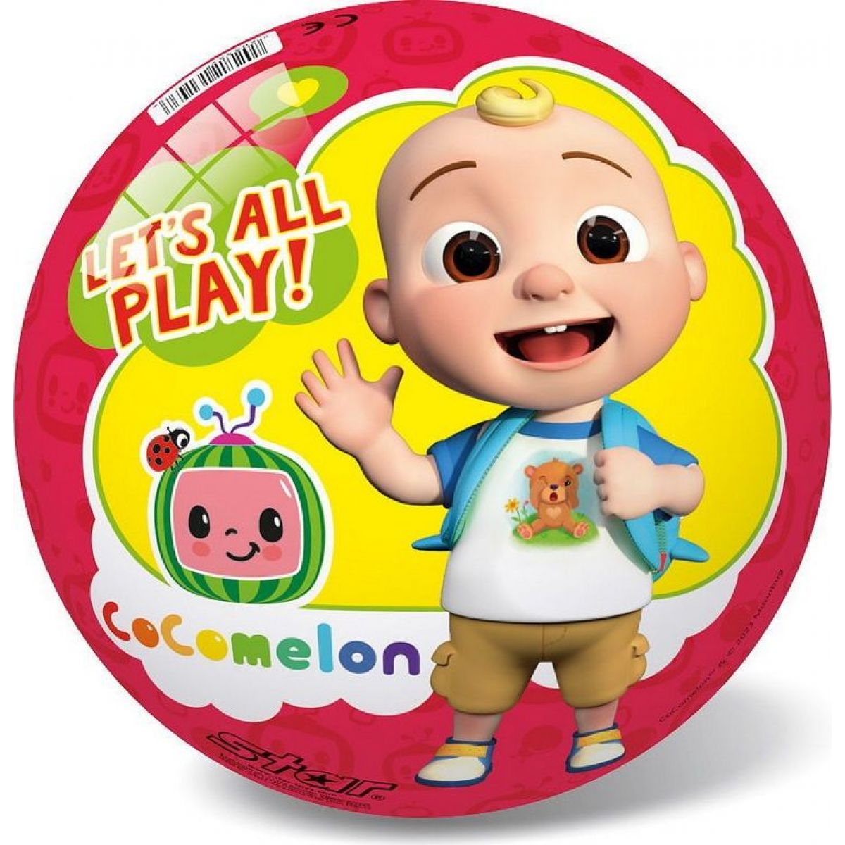 Míč Cocomelon, 14 cm