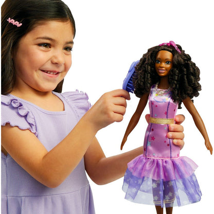 Mattel Moje první Barbie panenka Den a noc růžová 34 cm