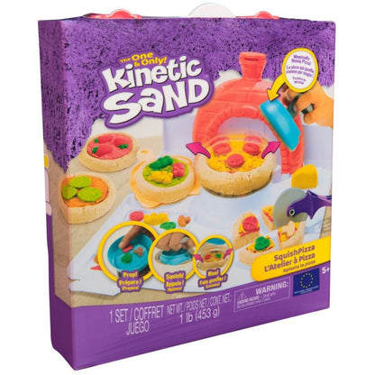 Kinetic Sand výroba pizzy