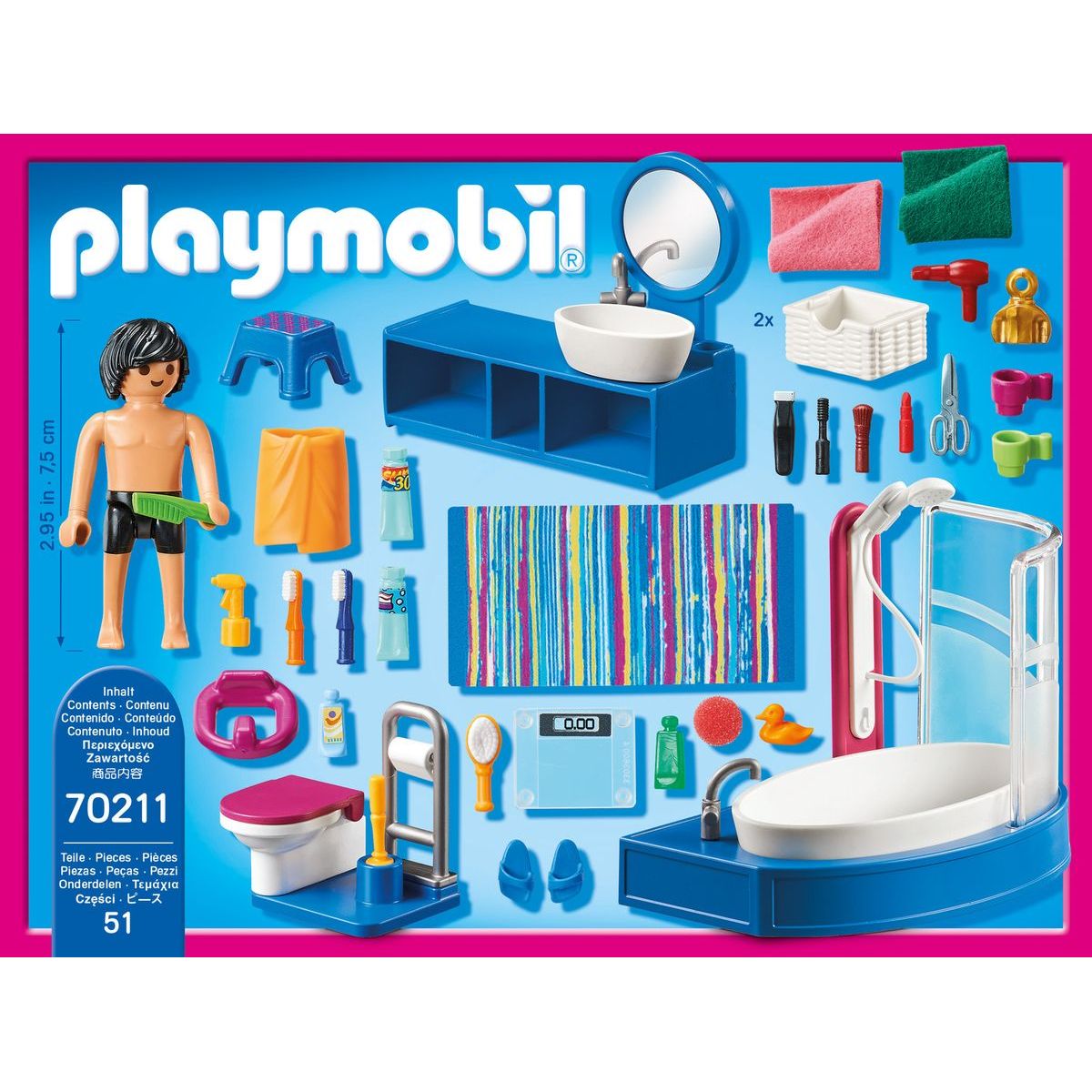 PLAYMOBIL® 70211 Koupelna s vanou