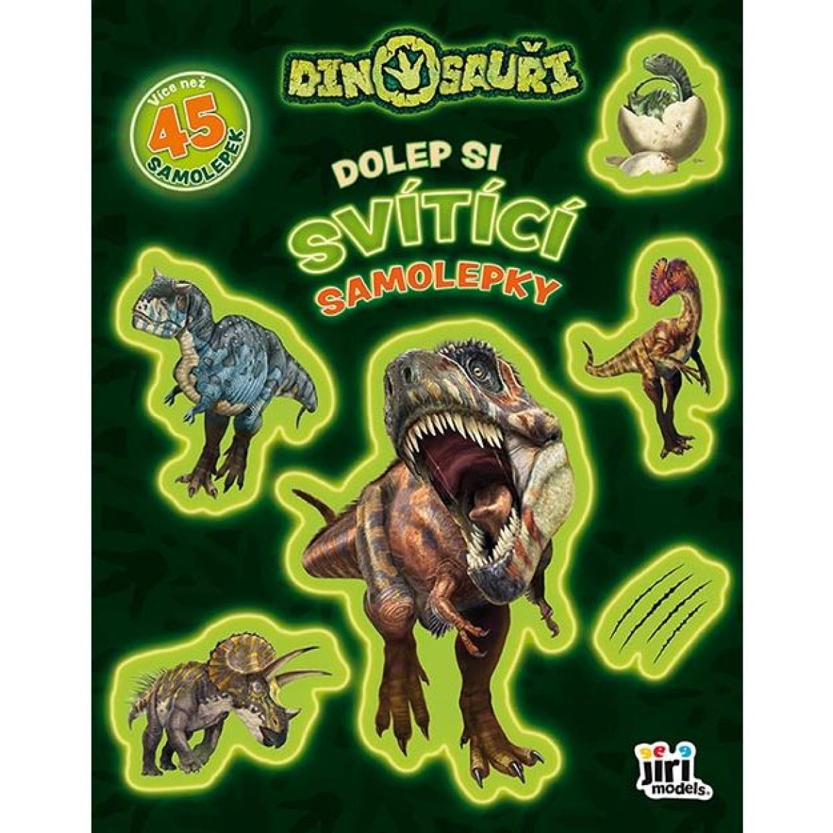 Jiří Models Dolep si svítící samolepky Dinosauři