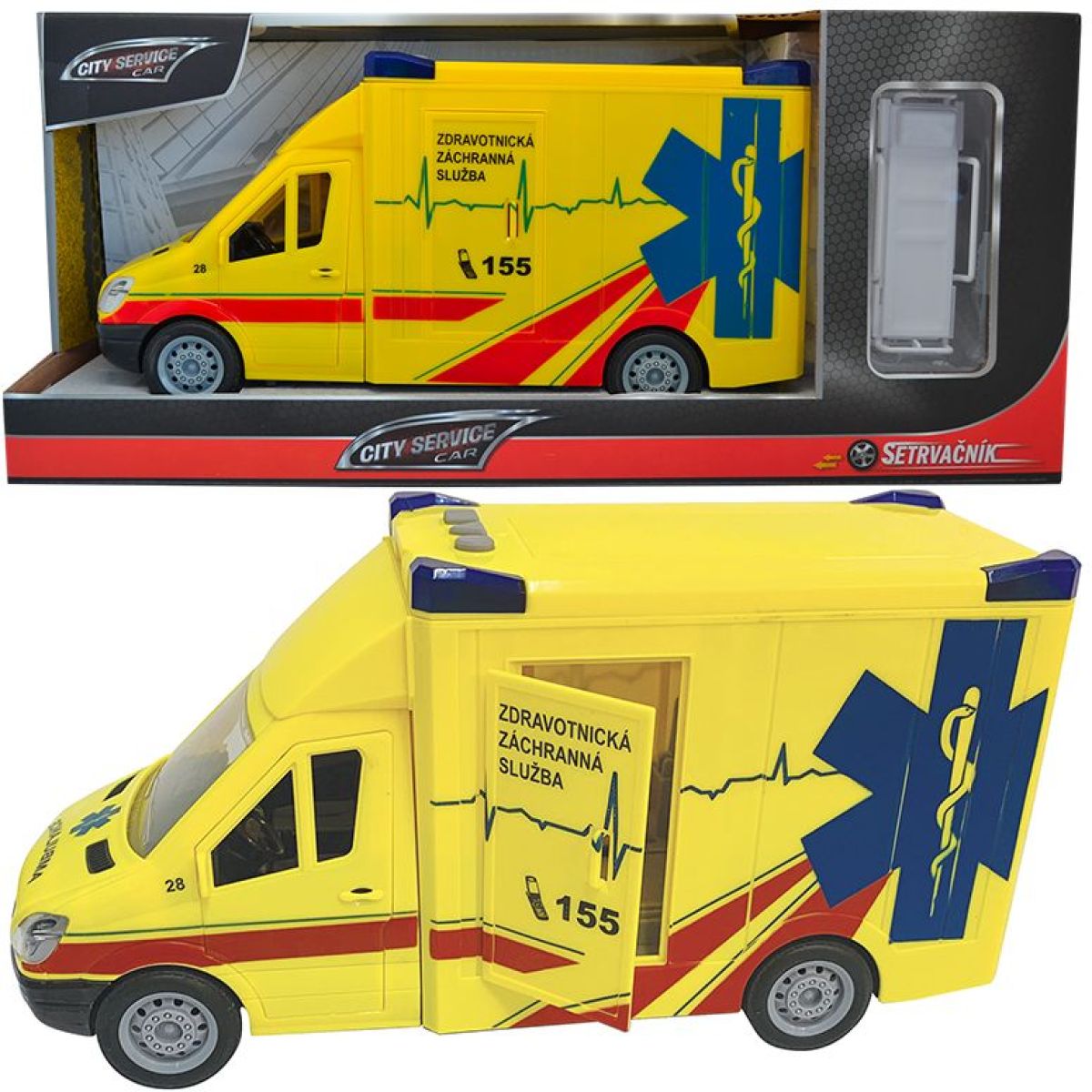 Sparkys CITY SERVICE CAR - 1:14 Česká Ambulance