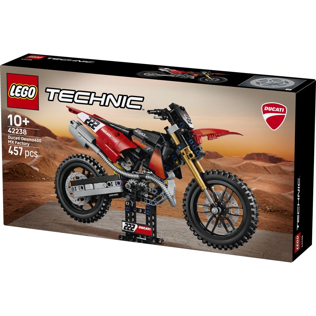 LEGO® Technic 42238 Motorka Ducati Desmo450 MX Factory