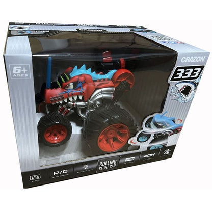 RC 5-kolové kaskadérské auto červené 1 : 16
