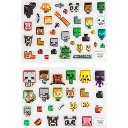 Minecraft samolepky 3D
