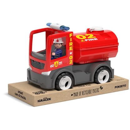 ECO MultiGO Fire - Cisterna s hasičem - auto s Igráčkem