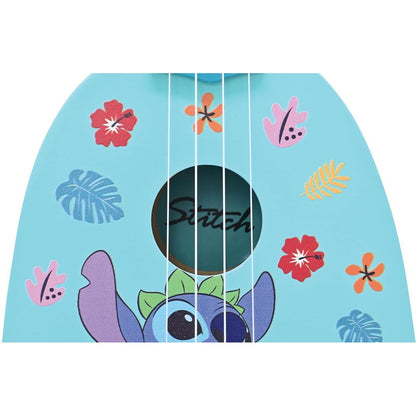 Lexibook Dřevěné ukulele s nylonovými strunami 53 cm Disney Stitch