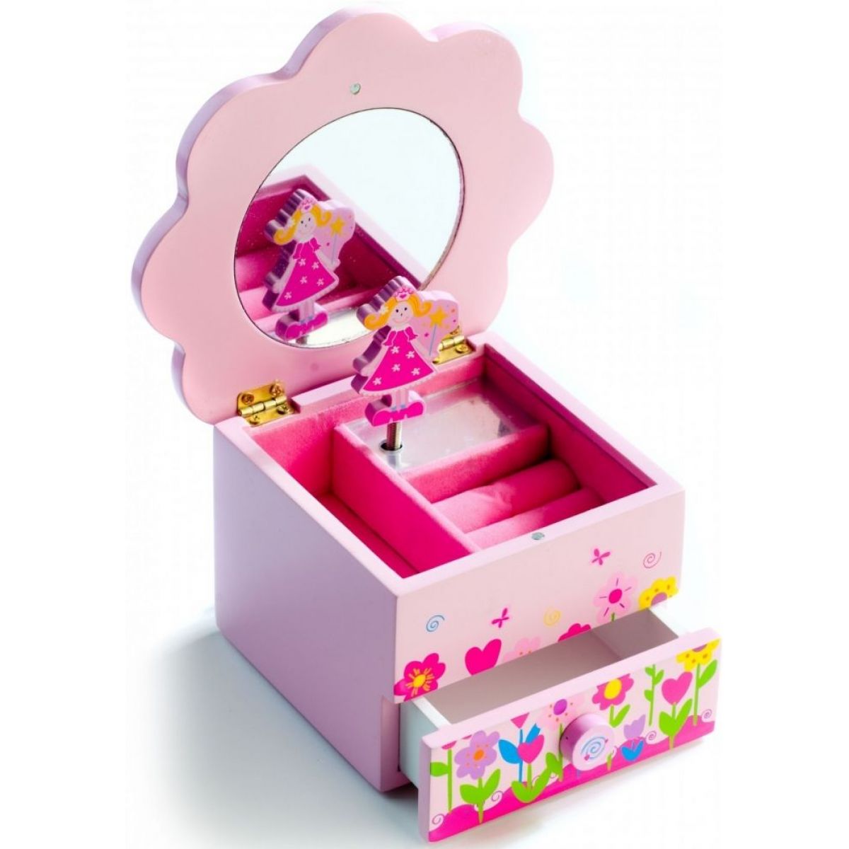 Teddies Skříňka květina hrající - Princess