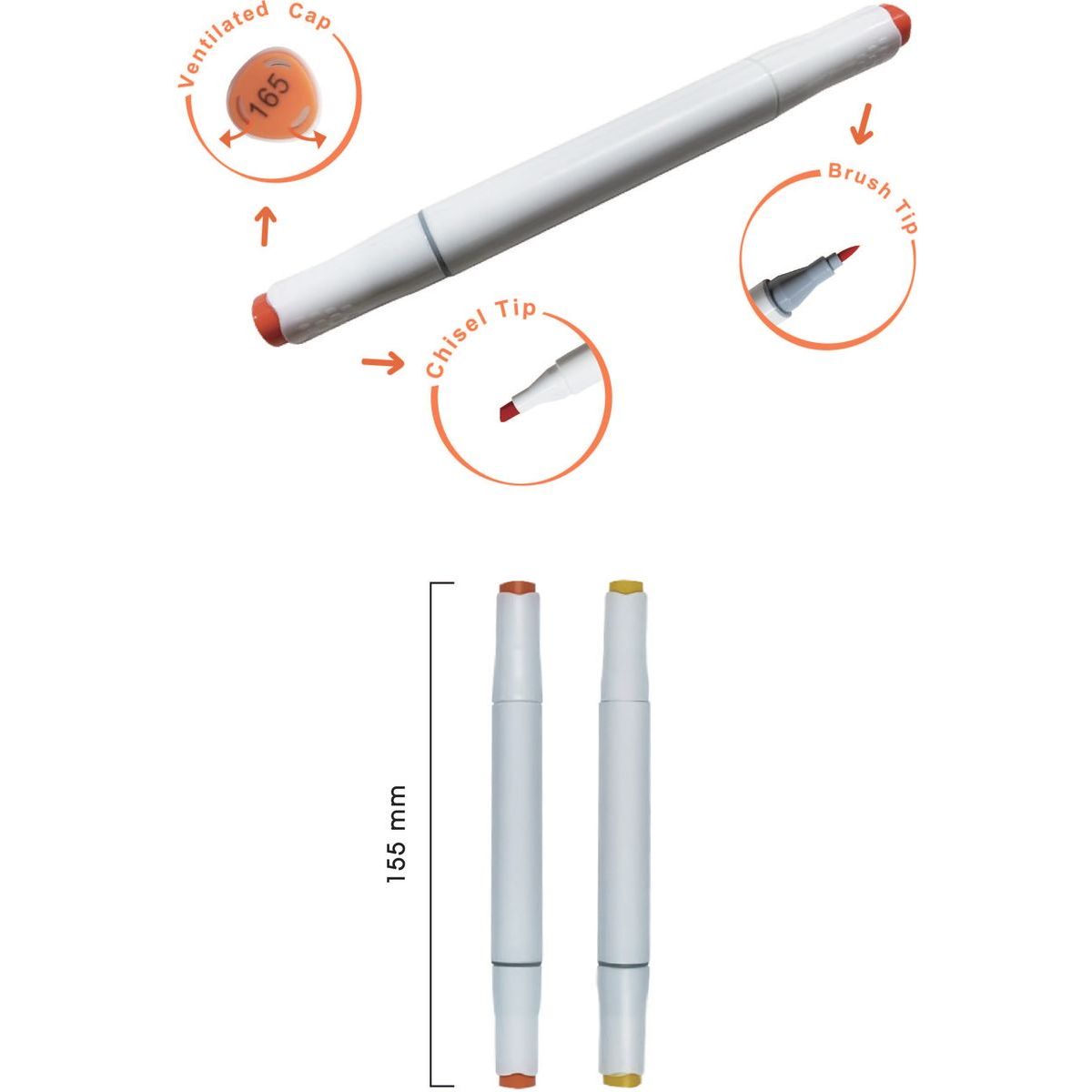 Sparkys CreaFun - Fixy DUO v boxu 24 barev