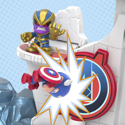 Hasbro Marvel Stunt Squad Smashin Heroes Captain America vs. Thanos